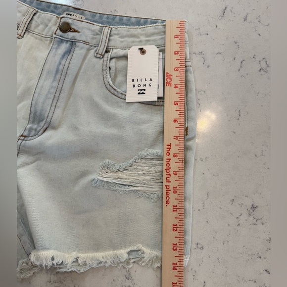 BILLABONG How About That Indigo Womens Denim Shorts Light Blast Size 30 NWT - Picture 6 of 12